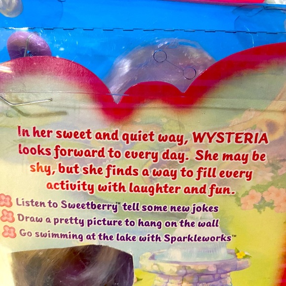 MY LITTLE PONY G3 VTG 2002 WYSTERIA PONY WITH SPECIAL PONY PURPLE CHARM & BRUSH - Picture 10 of 11